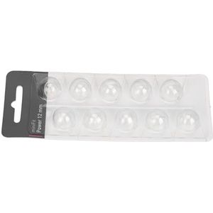 Geluidshulp Oordopjes, Gesloten Trommelvlieskop Geluidsversterker Klikhuls Dubbellaags Siliconen Profective 10PCS voor Het Dagelijks Leven (12 mm)