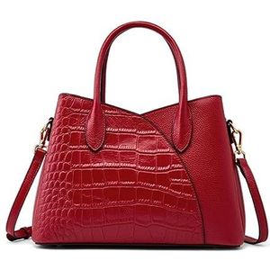 Dames Schoudertas Dames Vintage Tas Handtas Dames Handtas Multifunctionele Schoudertas Dames Handtas (Color : B, Size : 30 * 14 * 20cm)