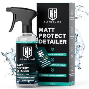 Clean Guard Matt Protect Detailer 500 ml | matte lak verzorging voor matte lak en matte folie | het onderhoudsmiddel voor matte lakken | fris mat-effect voor alle matte oppervlakken auto, motorfiets,