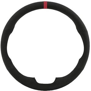 Afdekking Voor Het Stuur Voor Opel Voor Astra Voor Zafira Voor Signum Voor Vectra Voor Vauxhall Voor Astra Suede Auto Stuurhoes Stuurhoes Auto(Rood)