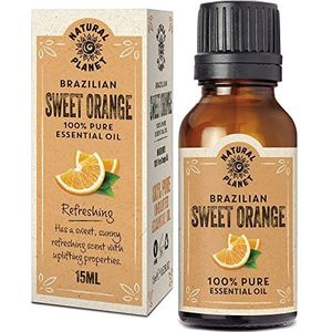 100% Pure Natural Essential Oil 15ML Therapeutic Grade Pure, Undiluted & Cruelty Free (Sweet Orange)