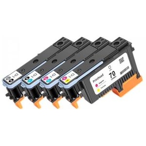 Compatibele PrinThead voor DesignJet modellen Z5200 Z5400 Z2100 Z3100 Z3200 C9404A C9405A C9406A C9407A C9408A C9409A C9410A (70 Printhead 1SET)