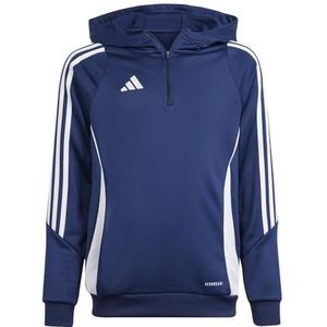 adidas Voetbal - Teamsport Textiel - Sweatshirts Tiro 24 Training Hoody Kids blauw wit 176