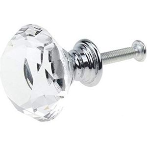 JFDBGU 30mm Crystal Glass Ball Design Knoppen Kast Trekt Lade Knoppen Keukenkast Handgrepen Meubels Handvat Hardware Knop