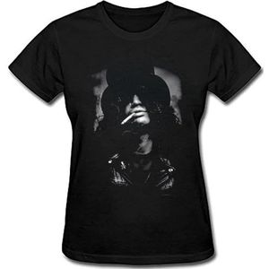 Women's Slash Book Cover Womens Graphic T-Shirt Band Merch Axl Rose Guns Roses Printed Cool T Shirts Size L