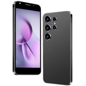 DEMANN GMBH Ontgrendel je telefoon, 5,0 inch scherm, 2 GB RAM + 16 GB ROM/TF128 GB, 2 MP + 2 MP dubbele camera, ondersteuning voor 4G LTE FDD TDD, dual sim, geschikt voor beginners (diepzwart, 5.0)