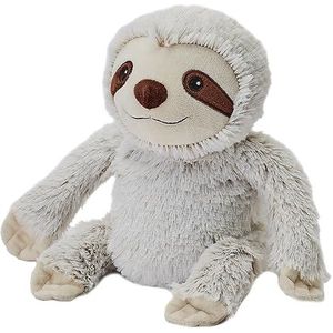 Warmies Volledig verwarmde knuffel geparfumeerd met Franse lavendel - Marshmallow Luiaard, Beige, Medium, 35 cm