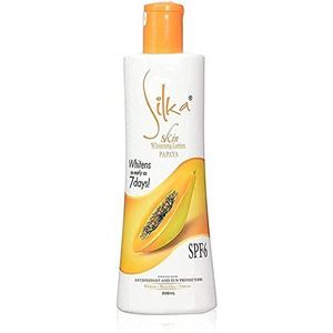 Silka Skin Lightening lotion papaja met SPF 6, 200 ml