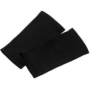 Dij compressie mouwen ademend elastische bovenbeen mouwen pijnverlichting Quadriceps ondersteuning 1 paar compressie dijsteunen, Zwart, Eén maat