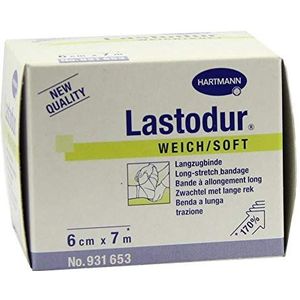 Hartmann Lastodur Elastisch Windsel Soft 7 M X 6 Cm