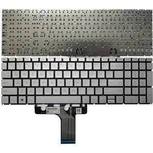 Voor HP Pavilion 15-EG 15-EH TPN-Q246 TPN-Q245 US/Russisch laptoptoetsenbord(Silver no backlit)