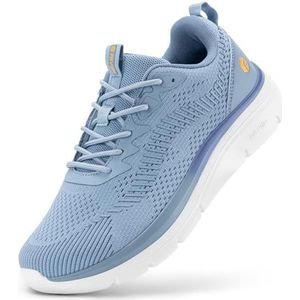 Fitville Wandelschoenen Heren Extra Brede Sneakers Ademende Hardloopschoenen Comfortabele Sportschoenen Voor Brede Voeten Hemel Blauw 45 EU X-Breed