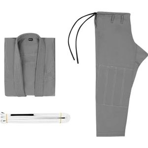 Een karate kostuum Judo Gi-pakket van 1, veelkleurig, meerdere maten(Grey,A0)