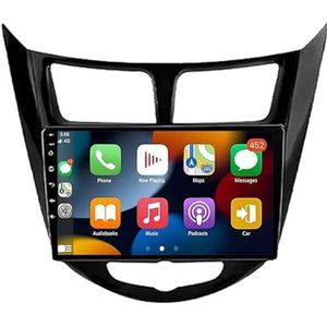 Android autoradio voor Hyundai Solaris 2010-2016, 9 inch touchscreen autoradio Autoaccessoires met GPS Bluetooth FM RDS HiFi WiFi(F1 1+32G)