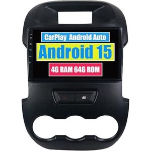 RoverOne Auto Stereo CarPlay Hoofd Unit voor Ford Ranger 2011 2012 2013 2014 2015 2016 Android Auto Touchscreen Sat Navi Bluetooth WiFi Radio Speler