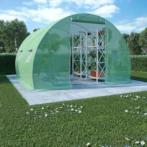 Tidyard Broeikas tunnelkas tuinhuis tuin broeikas plantenhuis tomatenkas broeibed 9m² 300x300x200 cm-4409