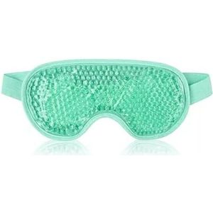 Oogmasker om te slapen gel oogmasker slaap herbruikbare kralen voor warme koude therapie kalmerende ontspannende schoonheid gel ooglapje slaapbril slaapmasker (lichtgroen)