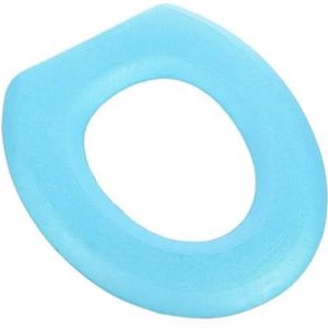 Toiletbrilkussens, Toiletbrilhoes O-vormig EVA 42x38cm Multicolor 1 pak(Blue-1pcs)