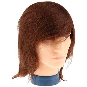 Mannelijke Mannequin Hoofd met Menselijk Haar voor Kapperszaken Styling Snijden Praktijk