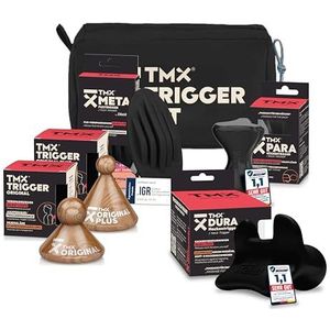 TMX® Complete bundel | massageset | acupressuur tegen spierpijn | pijnpuntmassage | triggerpoint-massage | 5 triggerpoint-tools in één set