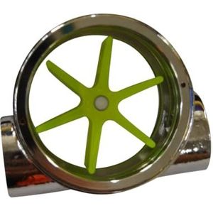 G1/4 5-Bladeren Waaier Metaal Water Flow Meter voor PC Waterkoeling Systeem