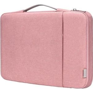 WLTYSM Laptop Tas Laptop Tas PC Case Cover Sleeve Draagbare Case Grote Capaciteit Laptop Tas Beschermende Laptop Case Laptop Tote Bag, roze, 13.3inch