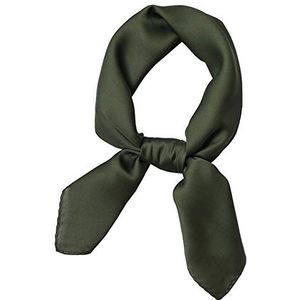Xinqiao Womens zijde als solide vierkante sjaal mode satijnen nek haar stropdas band, #11 Gl Groen