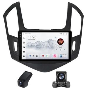 Draadloze Carplay Android 14 Autoradio 2Din geldt voor Chevrolet Cruze J300 J308 2012-2015 9Inch Autoradio met GPS-navigatie/RDS-radio/DSP Achteruitkijkcamera+Stuurwielbediening(A,C30Plus)