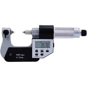 KSZHZYMGX Micrometer met schroefdraad IP65/54, 0-25 mm, 25-50 mm, 50-75 mm en 75-100 mm, meting 0,001 mm, buitenmicrometer, universele micrometer (25-50 en V-Anvil54)