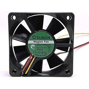 Original 6015 60 * 60 * 15MM KDE1206PHV1 DC12V 1.8W 3-wire chassis cooling fan
