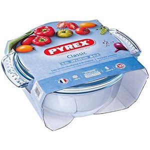 Pyrex Hittebestendige vuurvaste braadpan met deksel van glas (3,5 l)