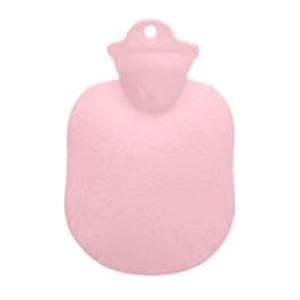 Warmwaterkruik 2 stuks dikke warmwaterflessen draagbare rubberen winter warm water zak handwarmer meisjes zak handen voeten warm water zak warm water zak roze - 500 ml