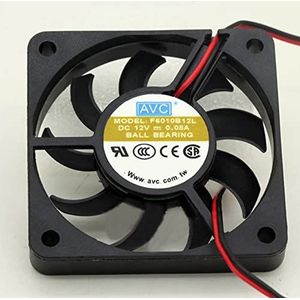 Radiator CPU Cooler Fan F6010B12L 60 * 60 * 10mm 12V 0.08A Ball Bearing silent fan