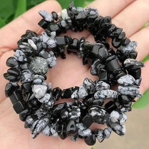 5-8mm natuurlijke onregelmatige rode granaat stenen kralen grindchips losse spacer kralen voor sieraden maken DIY oorbel ketting 33"" inch-sneeuwvloksteen-3-5 mm 16 inch