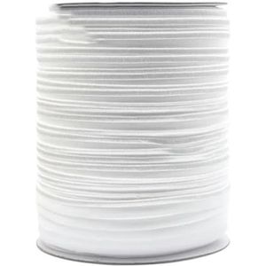 50 100 Yard 3/8"" 10mm elastische piping band touw nylon bias tape welting koord beddengoed ondergoed lingerie naaien ambachtelijke-wit-50 yards
