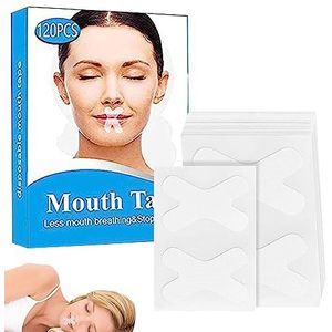 Mondtape om te slapen, Mond Slaap Tape Anti Snurk Mond Tape 120 st, Mondstrips om te slapen, stoppen met snurken Mondband voor beter slapen