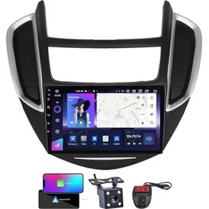 Android 13 Autoradio 9 Duim Touch Display Voor Chevrolet Tracker 3 2013-2017 Met Draadloze Carplay Android Auto/GPS/4G WiFi/FM RDS DAB+/BT 5.0/Bediening op het stuur + Camera en DVR(Size:NF-5)