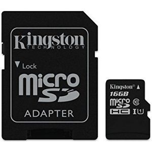 Kingston Micro SDHC 16GB UHS-I Class 10