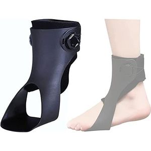 Orthese voor voetdaling ， Voetbrace, orthese, enkelbrace, enkelstabilisator, ondersteunende voetbrace for hemiplegie, beroerte, schoenen, wandelen(Right,L)