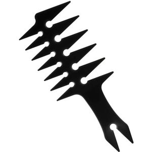 Zhangzitao Haarkam met brede tanden - dubbelzijdige ontwarrende kam voor haarstyling voor mannen
