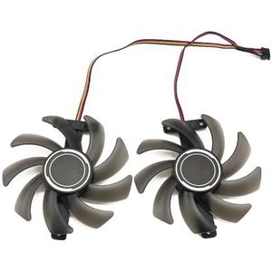 85MM PVA080E12R RX5500 RX5600 Koelerventilator Vervanging voor ASROCK voor Radeon RX 5500 5600 XT voor Phantom Gaming Graphics Videokaartventilatoren(WHITE)