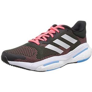 adidas Solar Glide 5 M, herensneakers, Carbon Silver Met Turbo, 42 2/3 EU