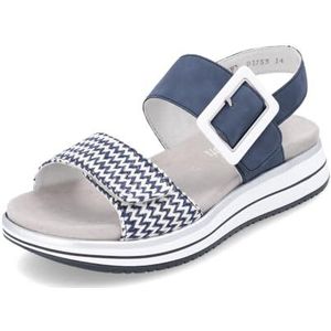 Remonte - D1J53 Sandalen - Pazifik-Weiss/Jeans