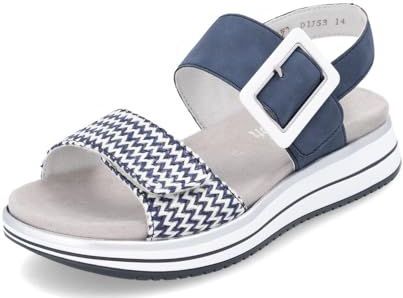 Remonte - D1J53 Sandalen - Pazifik-Weiss/Jeans