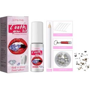 Set Met Glinsterende Tandenjuwelen - Eenvoudig Te Installeren En Verwijderen Van Kristallen Tandjuwelen(3PCS)