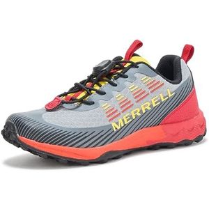 Merrell Agility Peak Sneaker voor kinderen, uniseks, Grijze Lava, 31 EU