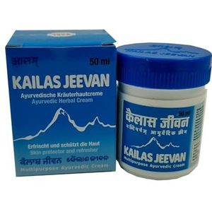 Kailas Jeevan Huidcrème Kailas Jeevan 60 g, veelzijdig inzetbare Ayurvedische crème