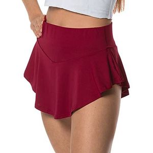 Minirok - sexy korte damesrok, bordeaux, M