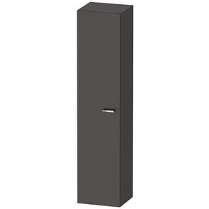 Duravit XBase hoge kast b:40 cm, met 1 deur, wandhangend, XB00690, Kleur: Grafietmat decor