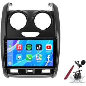 Android 14 Autoradio Stereo voor R-enault Duster (2015-2020) 9 ""Touchscreen Multimedia Speler met Draadloze Carplay GPS Navigatie FM RDS Bluetooth 5G-WiFi SWC DSP,M100s
